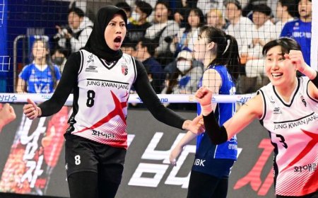 Megawati Raih 24 Poin, Red Sparks Raih Kemenangan Gemilang atas IBK Altos