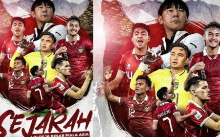 Timnas Indonesia Membuat Sejarah dengan Lolos ke 16 Besar Piala Asia