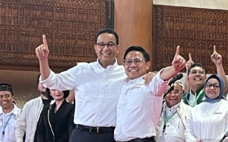 Respons Anies dan Cak Imin Usai Jokowi Makan Bakso Bareng Prabowo