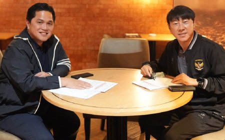 Erick Thohir: "Komitmen Kontrak Sampai 2027," Tanggapi Tawaran Pelatih Shin Tae Yong dari Negara Lain