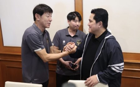 Erick Thohir Pastikan Kesetiaan Shin Tae Yong kepada Timnas Indonesia, Meski Ditolak Tawaran dari Negara Lain