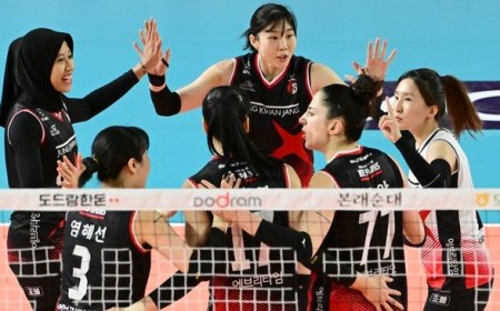 Megawati Bersinar: Red Sparks Menang 3-1 atas IBK Altos dalam Pertarungan Sengit Liga Voli Korea