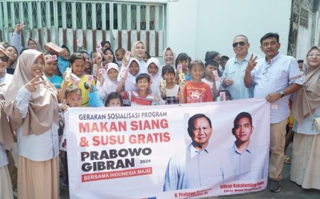 Program Makan Siang Gratis untuk Anak SD Akan Diluncurkan Secara Bertahap oleh Tim Prabowo-Gibran