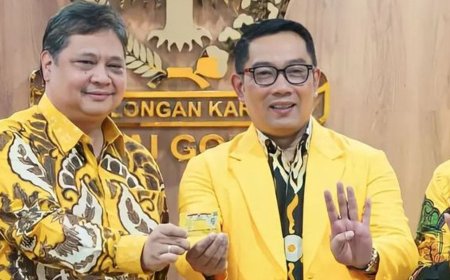 Partai Golkar Menugaskan Ridwan Kamil Maju pada Pilkada Jawa Barat atau DKI Jakarta 2024
