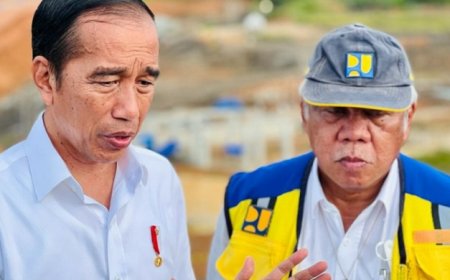 Menteri Basuki Dampingi Jokowi Lagi Usai Diisukan Mau Mundur