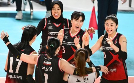 Red Sparks Lolos Playoff Liga Voli Korea