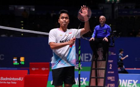 Ginting Akhiri Penantian 22 Tahun Tunggal Putra di All England