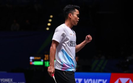 Kalahkan Popov, Anthony Ginting ke Final All England 2024