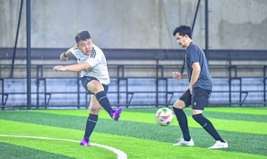 Aktif Main Mini Soccer, Christopher Anggasastra Tunjukkan Gaya Hidup Sehat Pemimpin Advokat Muda PAI