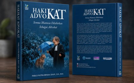 BUKU HAKIKAT ADVOKAT KARYA PABLO BENUA TEMBUS PASAR INTERNASIONAL, BOBOT ILMUNYA SETARA S3