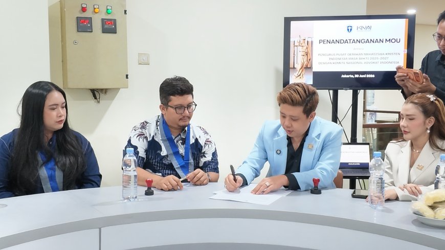 Sebut Mahasiswa Sebagai Advokat Sebenarnya, Pablo Benua Gandeng GMKI Cetak Penegak Hukum Bermoral